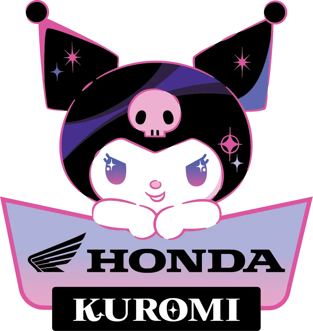 Selo Honda x Kuromi