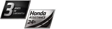 3 Anos de Garantia + Honda Assistance 24h - honda.com.br/motos