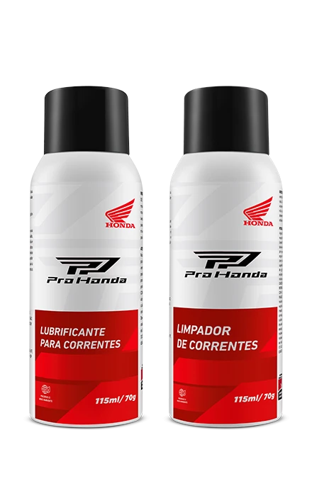 Kit Pro Honda de Limpeza e Lubrificação