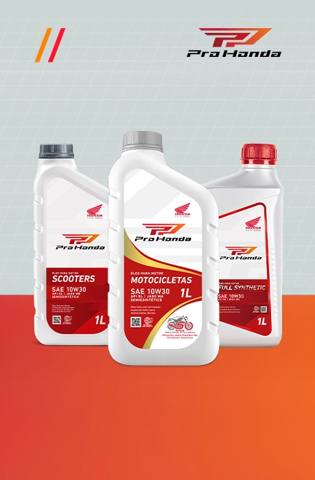 Fluidos e Lubrificantes Pro Honda - Banner Mobile
