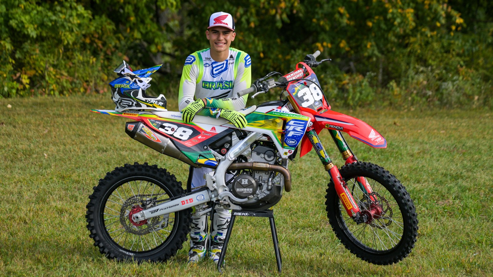 Bernardo Tibúrcio pronto para o Motocross das Nações 2025 | Honda