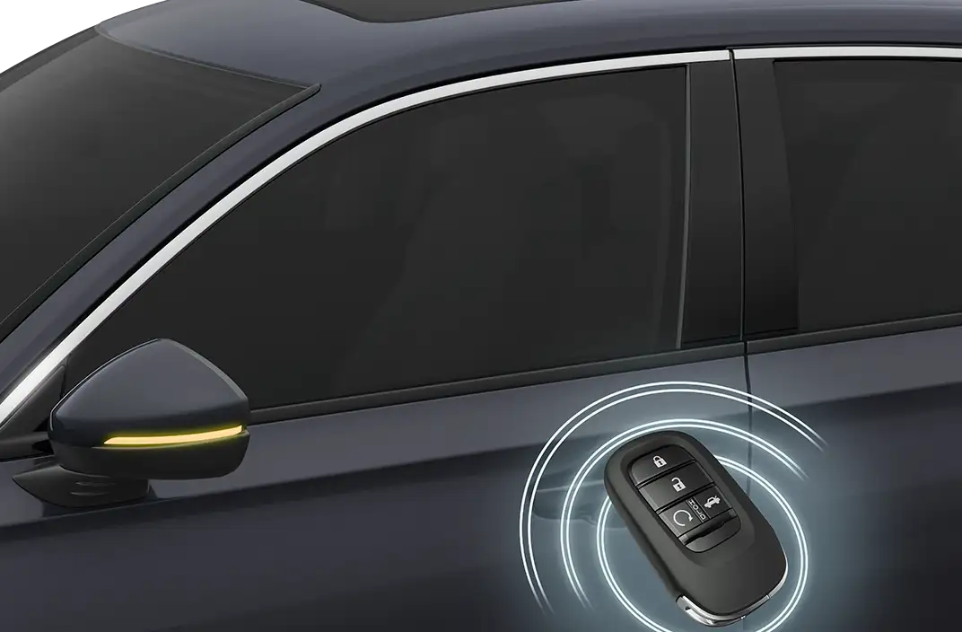 Civic Híbrido - Tecnologia - Acionamento remoto do motor e função Smart Entry