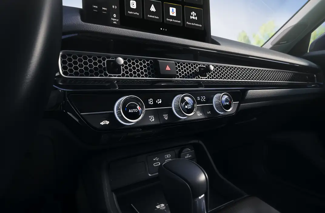 Civic Híbrido - Conforto - Ar-condicionado digital dual zone