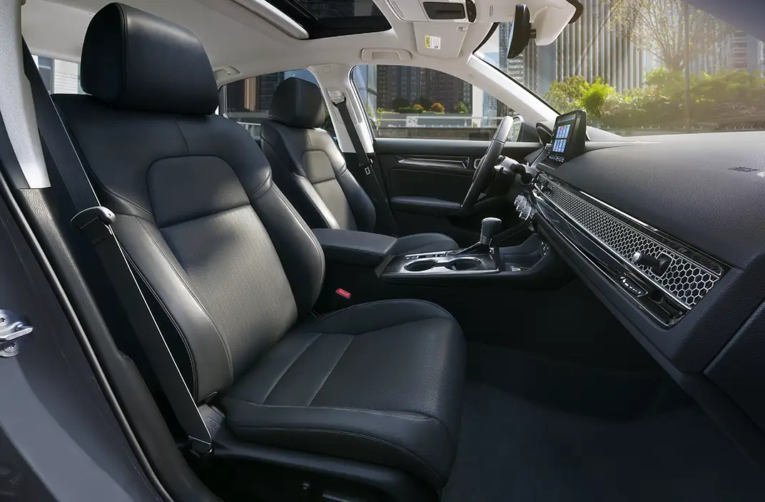 Civic Híbrido - Design - Bancos com revestimento em couro