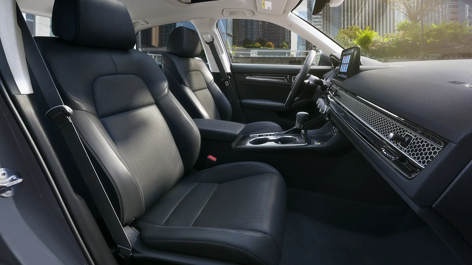 Civic Híbrido - Conforto - Bancos com estabilizador corporal