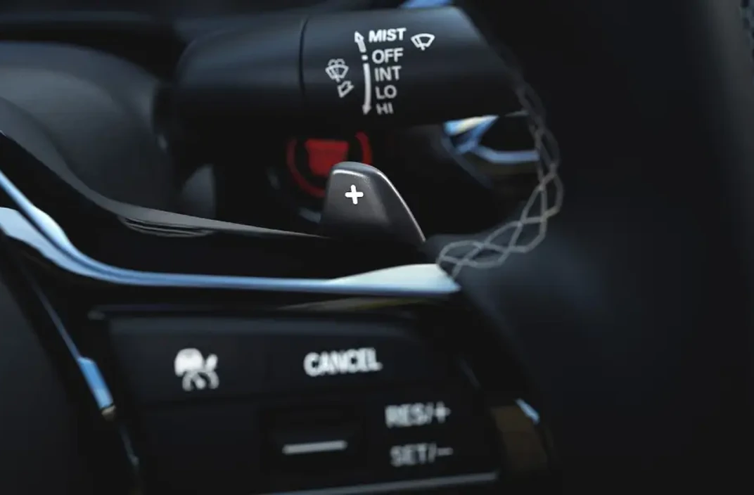 Civic Híbrido - Performance - Troca de marcha no volante - Paddle Shift