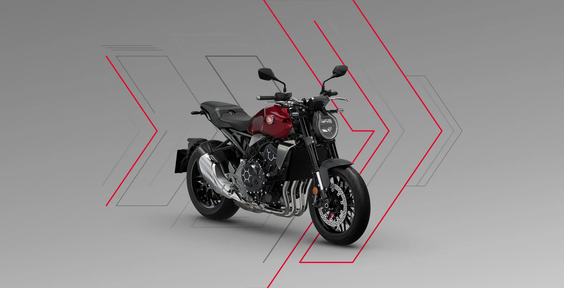 Banner da Moto Honda CB 1000R Vermelho Metálico Bordeaux Red Metallic