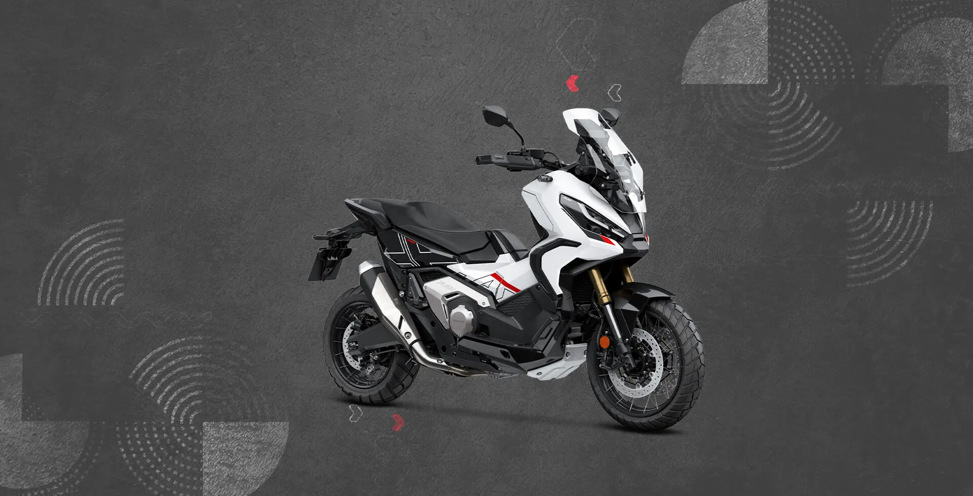 Banner Moto Honda X-ADV Branco Shasta White 2024